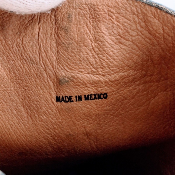 FRYE Womens Tall Riding Boot Paige Grey Leather Buckle Boot Distressed Sz 9 - Picture 12 of 16